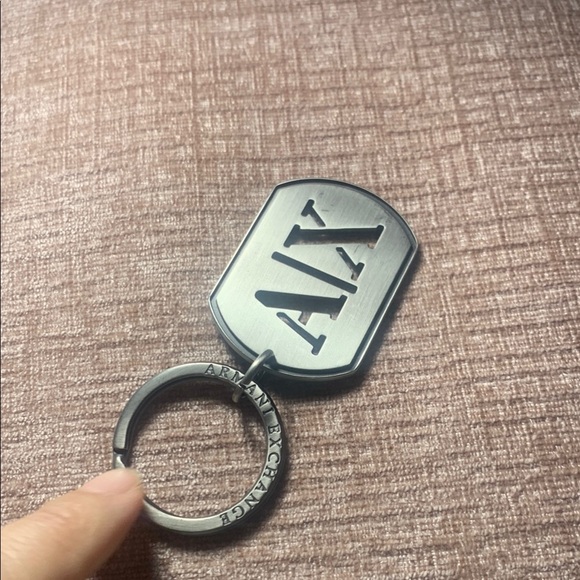 Armani Exchange Silver Keychain - Picture 3 of 6